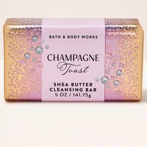 Bath & Body Works Champagne Toast Shea Butter Cleansing Bar - Pink & Gold NWT